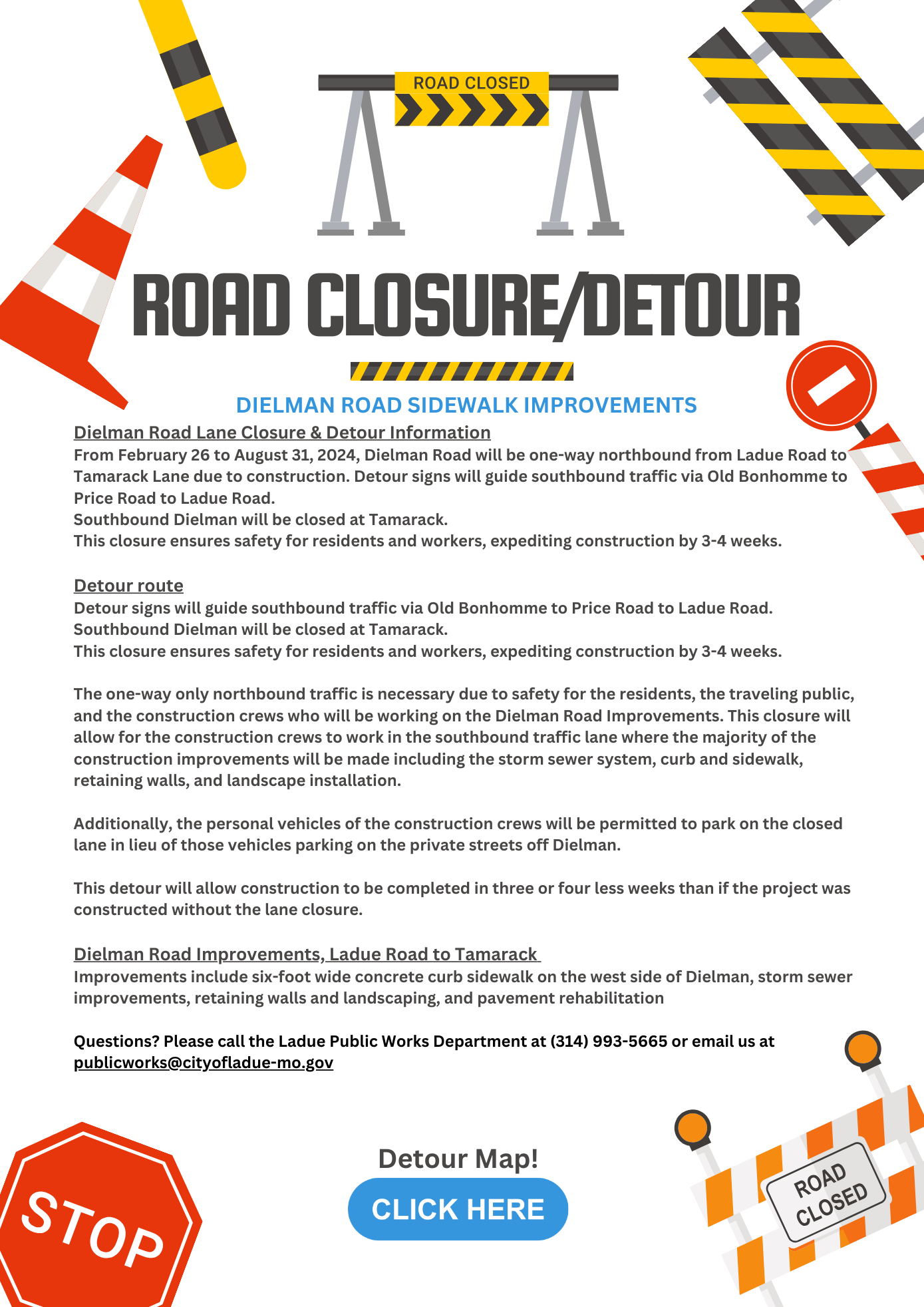Dielman Road Closure 2024